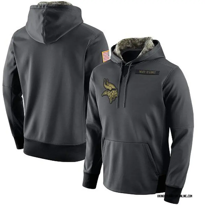 salute to service vikings hoodie