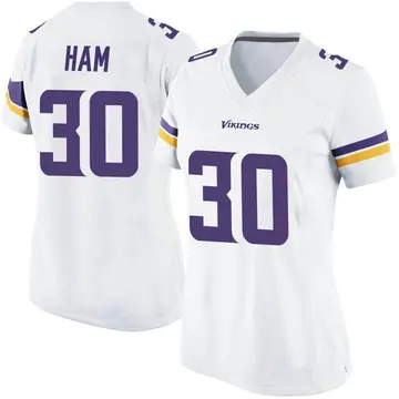 Women's Nike C.J. Ham Purple Minnesota Vikings Game Jersey