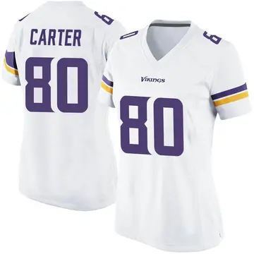 Men's Nike Cris Carter Purple Minnesota Vikings Game Retired Player Jersey