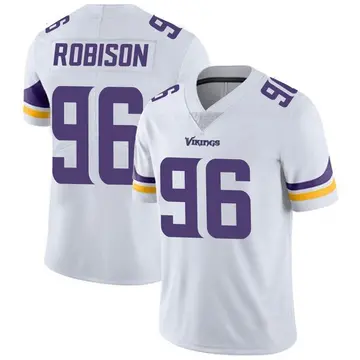 Brian Robison Minnesota Vikings Men's Black Pro Line Name & Number Logo  T-Shirt 