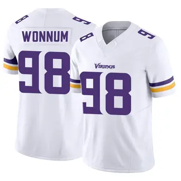 Nike Vikings 57 D.J. Wonnum Purple Team Big Logo Vapor Untouchable Limited  Jersey